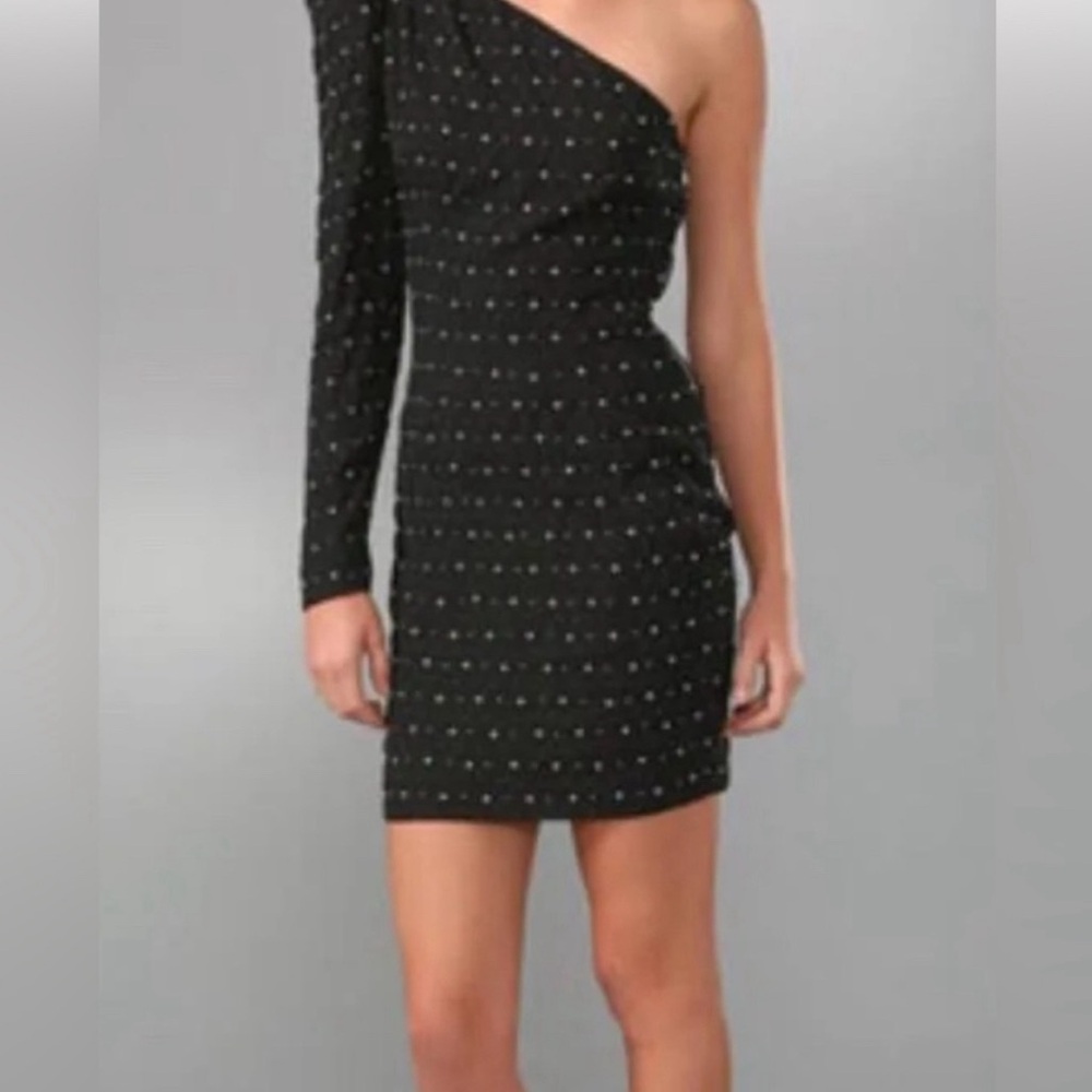 One shoulder black dress. Never worn